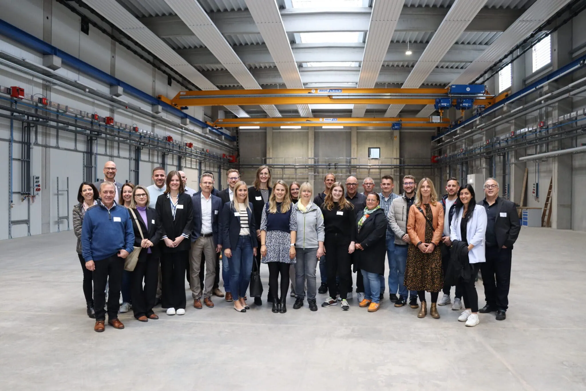 WELLGO Betriebsbesichtigung Gruppenfoto
